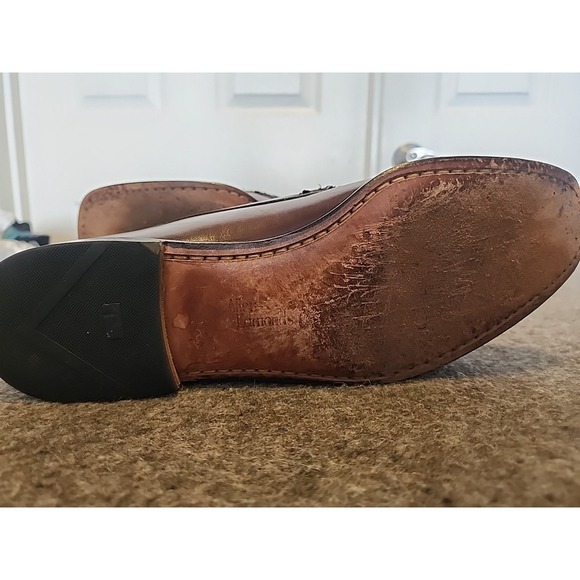 Allen Edmonds Saratoga Tassel Loafers‎ Men\'s 11 Burgundy Leather Made in The USA main image 7
